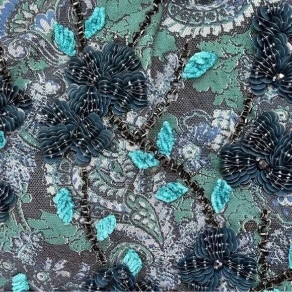 Free People Pure Heart Beaded Mini Dress Size Small - Picture 8 of 14